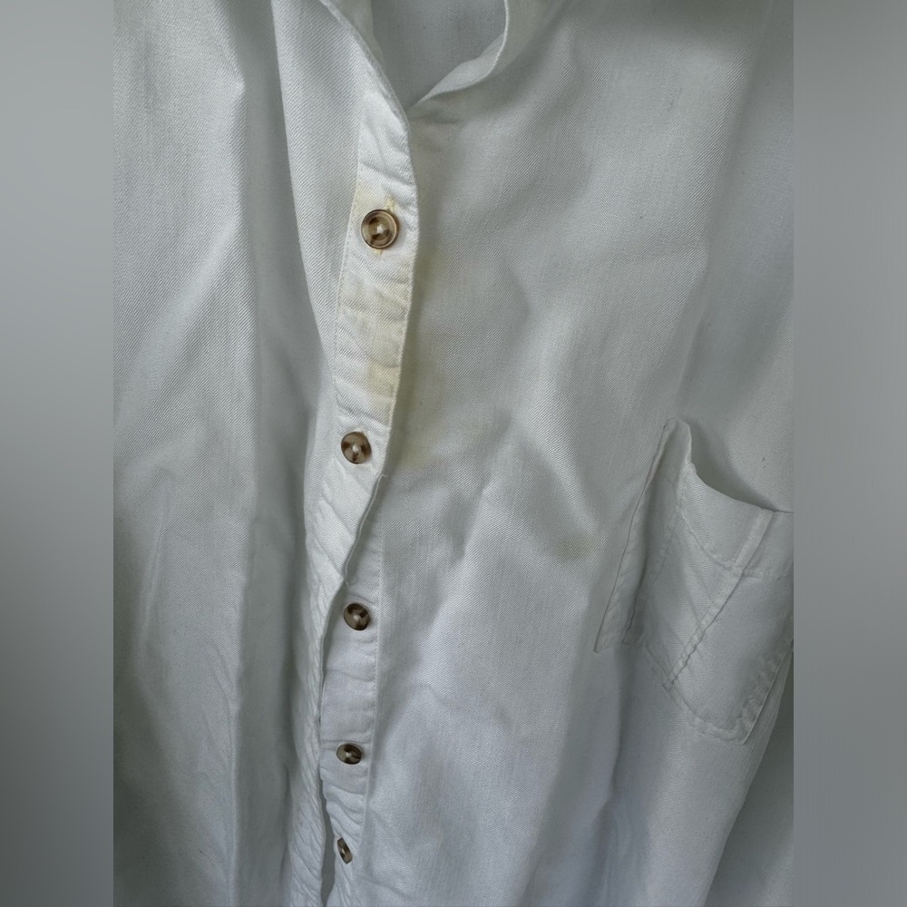 Westbound Woman White Button Down Shirt Size 3X - Picture 2 of 6
